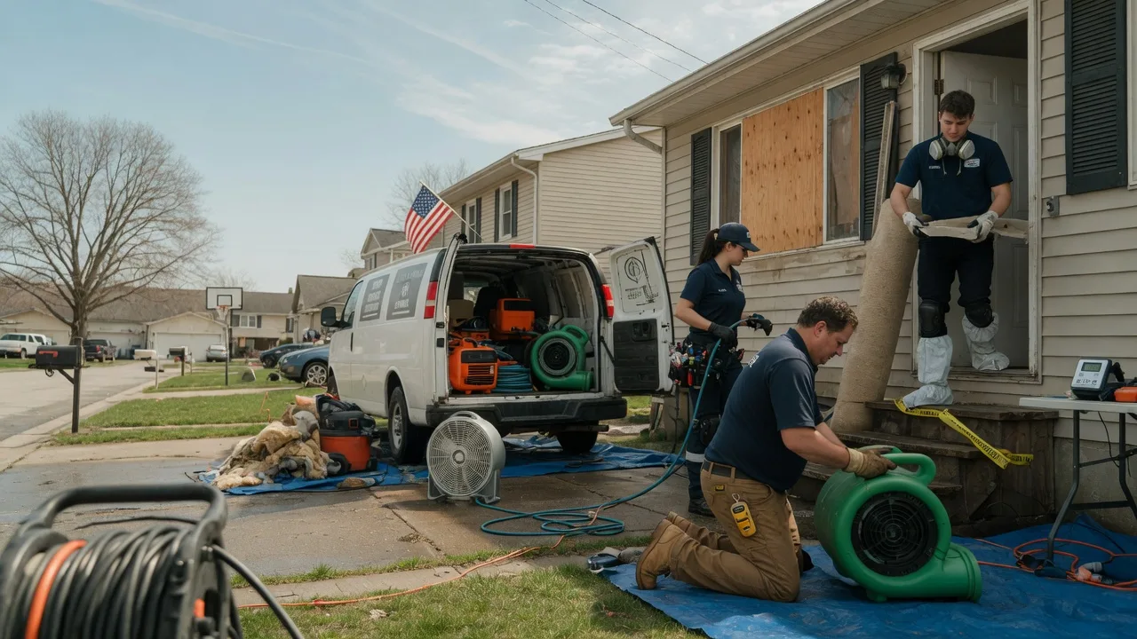 Water Damage Restoration in Sidell, IL near me